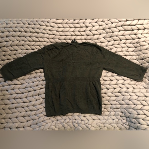 Karen Millen forest green cashmere cardigan - Picture 4 of 6